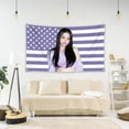thumbnail image 4 of Tapestry Huhs Yunjins con la bandera estadounidense de pared, 150 x 90 cm, microtela, 4 of 4
