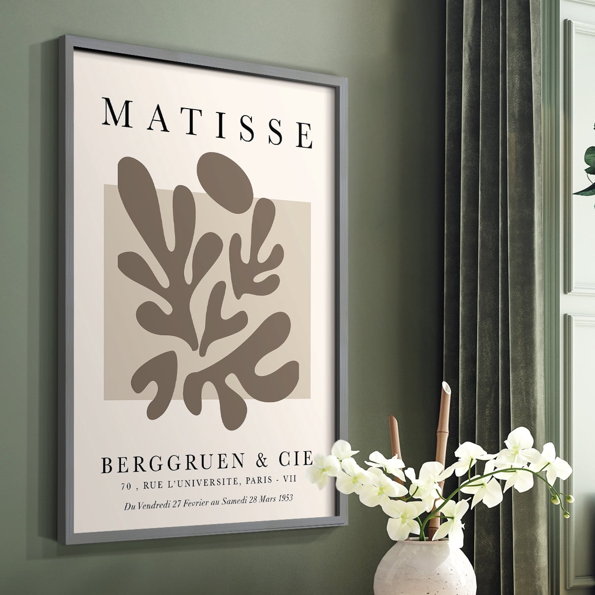 Matisse CCXXVIII in Solid Wood 16 x 20 Framed Print