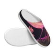 thumbnail image 3 of Wukai Bird 1 Print Women's Indoor Bedroom Slipper Slip On Shoes, Unisex House Shoes with Anti-Skid Sole for Men, Gift for Women Men-35/36, 3 of 7