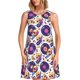 thumbnail image 1 of Fotbe record rock Skull star Vestido de Verano sin Mangas para Mujer – Vestido Midi Línea A, Estilo Camiseta Floral, Vestido Playero Casual y Fluido, 1 of 7