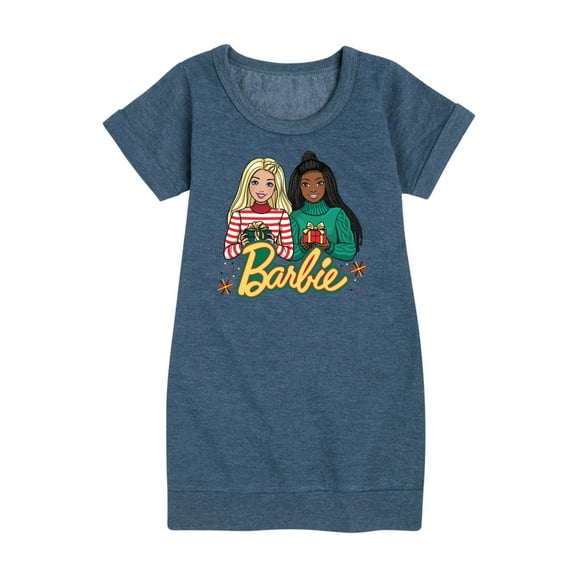 Barbie - Winter Holidays - Toddler & Youth Girls Fleece Dress