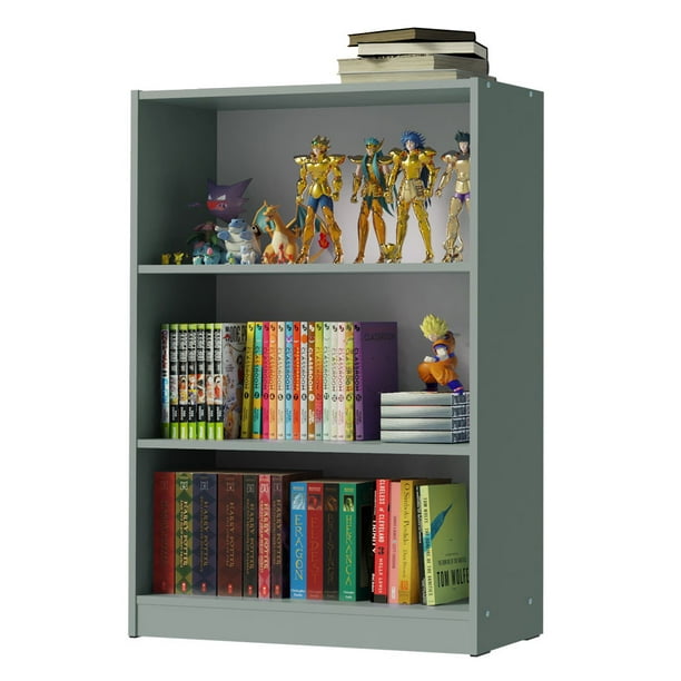 Estante Librero Organizador Multifuncional 6907 3 Nichos Gris
