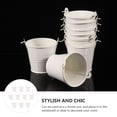 thumbnail image 7 of Linaichen Plant Holder 10PCS Mini Tinplate Metal Bucket Premium Balcony Garden Home Decor Mini Bucket, 7 of 7