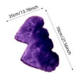 thumbnail image 4 of Heartfelt Carpet For Cozy Floor Soft Area Rug Lightweight Mat For Living Room Bedroom Dorm, 4 of 9