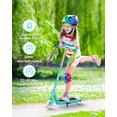 thumbnail image 3 of Urbanmax Electric Scooter for Kids, with Adjustable Handlebar and LED Lights - Blue, 3 of 7