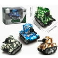 thumbnail image 2 of Education Mini Alloy Tank Toy Set - 4 Styles of Pull Back Tanks with Smooth Rolling Wheels for Kids, 2 of 4
