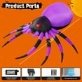 thumbnail image 7 of GOOSH Halloween Inflatable 5 FT Halloween Spider Inflatable, Inflatable Halloween Spider Halloween Blow Up Spider with LED Lights, Outdoor Halloween Decorations Clearance for Halloween/Holiday/Party, 7 of 7