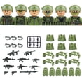 thumbnail image 3 of Bloques de construcción militares populares, soldados de las fuerzas especiales fantasma, figuras de bandidos, accesorios, pistolas, mochilas, chalecos, cinturones, armas, juguetes para niños, 3 of 5