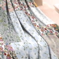 thumbnail image 3 of Pioneer Flower Floral Print Pattern Blanket,Comfortable Soft Flannel Throw Blanket,All Season,Warm Lightweight Blankets for Sofa Bed Couch Living Room Chair,30"x40", 3 of 4