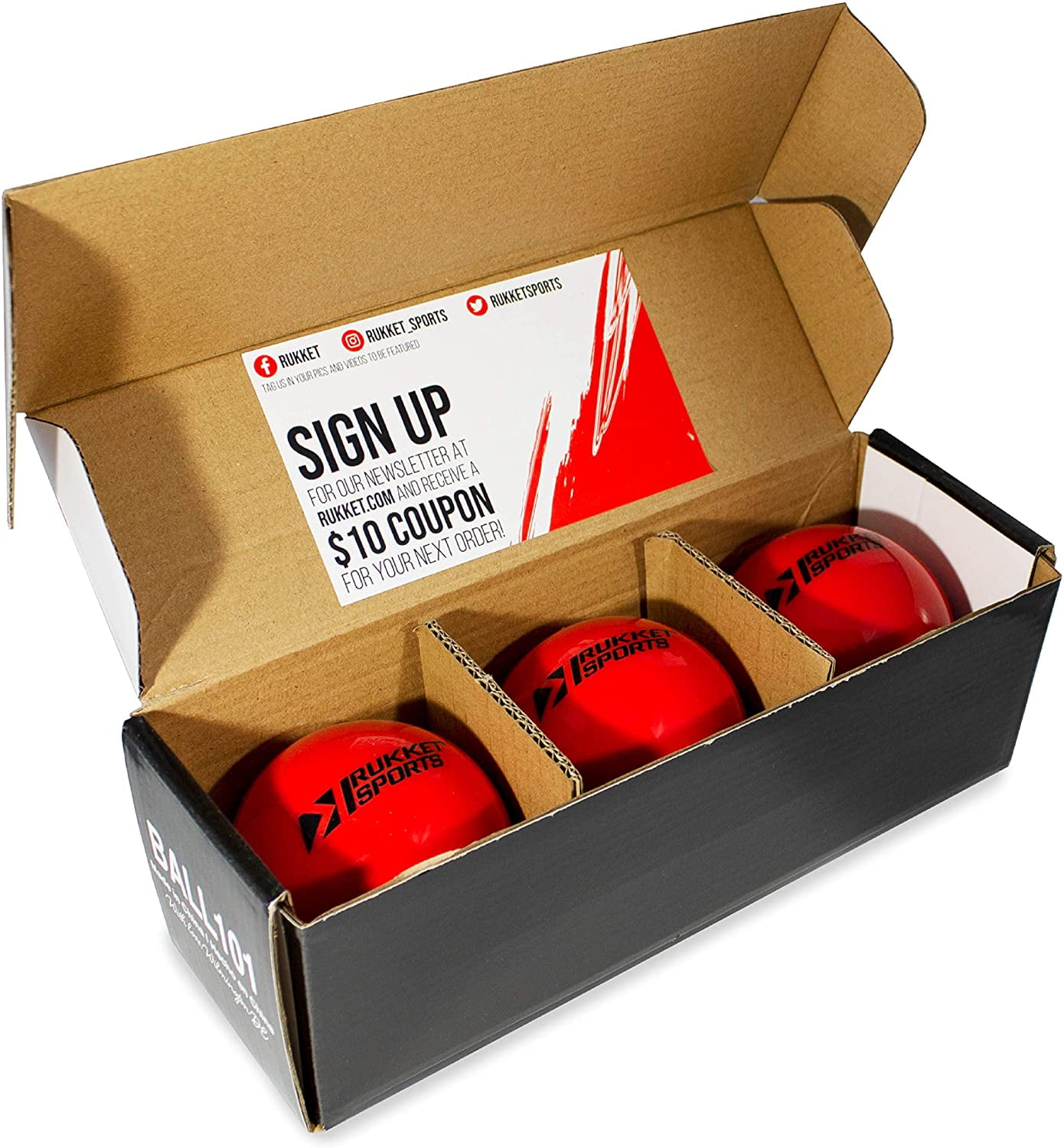 Rukket Sports 3pk Weighted Baseballs / Softballs | Heavy Balls for Hitting, Batting, Pitching Practice (1lb. /16oz. 3” diameter)