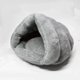 thumbnail image 1 of Conjunto de una sola pieza, casa para gatos gris, saco de dormir para mascotas, saco de dormir para gatos grande, perrera pequeña, guarida triangular para gatos, 1 of 5