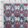 thumbnail image 1 of oneOone Cotton Poplin Fabric Paisley Ikat Print Fabric By Yard 56 Inch Wide, 1 of 4