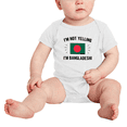 thumbnail image 2 of I'm Not Yelling, I'm Bangladeshi Cute Baby Bodysuit (White, 0-3 Months), 2 of 5