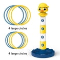 thumbnail image 3 of Kids Throwing Rings Game Colorful Animal Shaped Hoop Toss Interactive Play Set For Kindergarten Motor Skills, 3 of 8