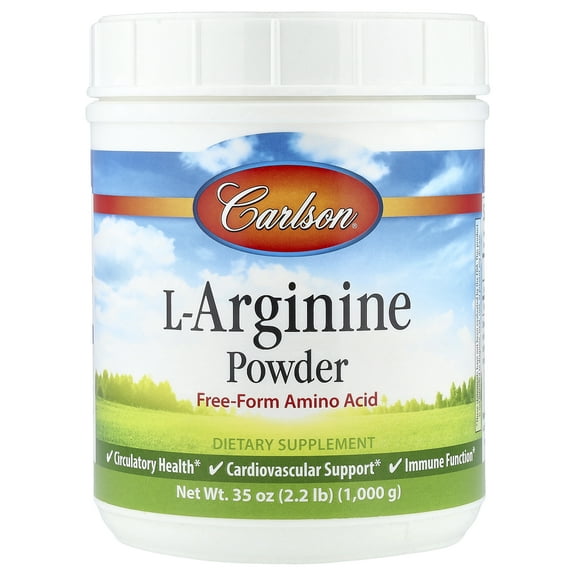 Carlson - L-Arginine Powder, Free-Form Amino Acid, 35 oz (1,000 grams)