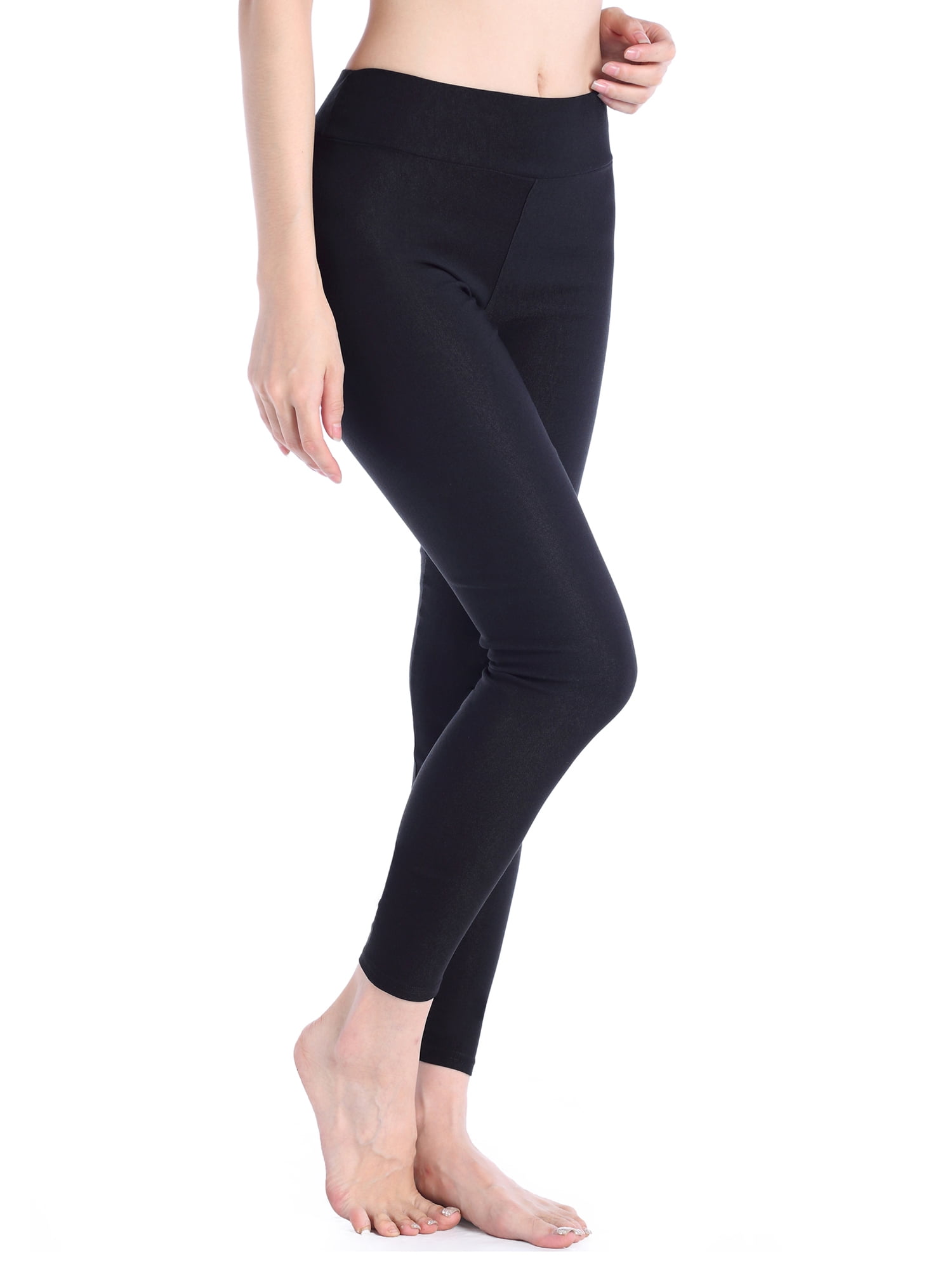 Youloveit Women's Plus Size Solid Color Seamless Leggings Fitness Slim ...