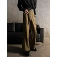 thumbnail image 3 of Pantalones rectos acampanados para hombre, tallas grandes, trajes para hombre, pantalones finos informales, nuevos, en tela de alta calidad, a la moda, 3 of 4