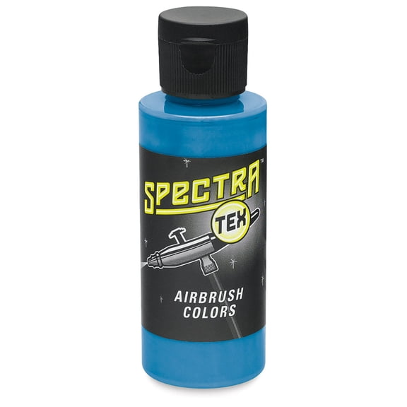 Badger Spectra Tex Airbrush Color - 2 oz, Transparent Aquamarine