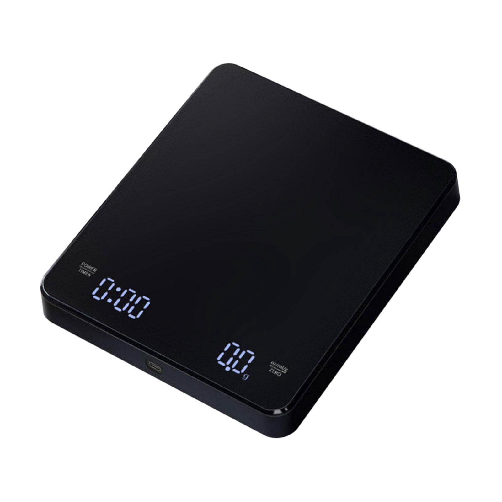 Esquirla Coffee Scale with Timer Espresso Scale LED Display Highly Accurate Electronic Weighing Scale Small Food Scale for Home Coffee