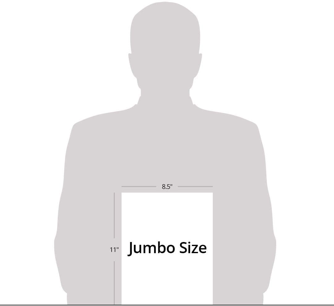 andaz press funny jumbo new job card with envelope 8.5 x 11 inch, farewell  retirement office, suck without you