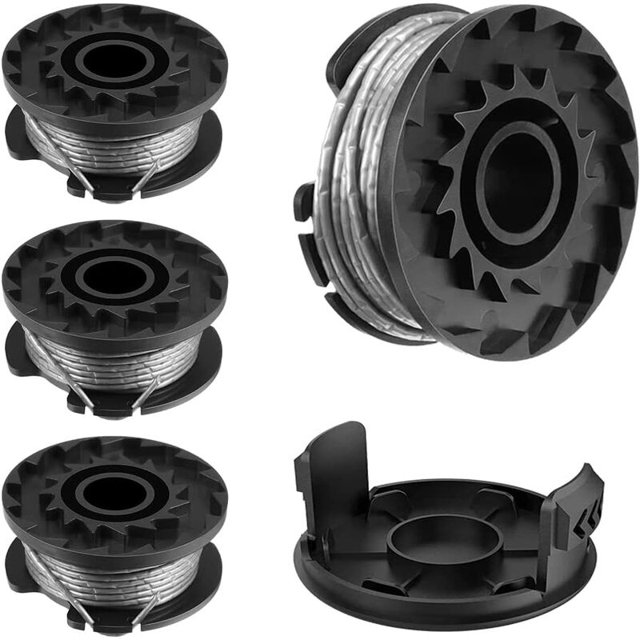 Bobina de hilo para EasyGrassCut 18 23 26 Art 23 26 Repuestos para bordeadora (F016800569 / F16800385, 4 piezas) esquí esquí Gafas de esquí