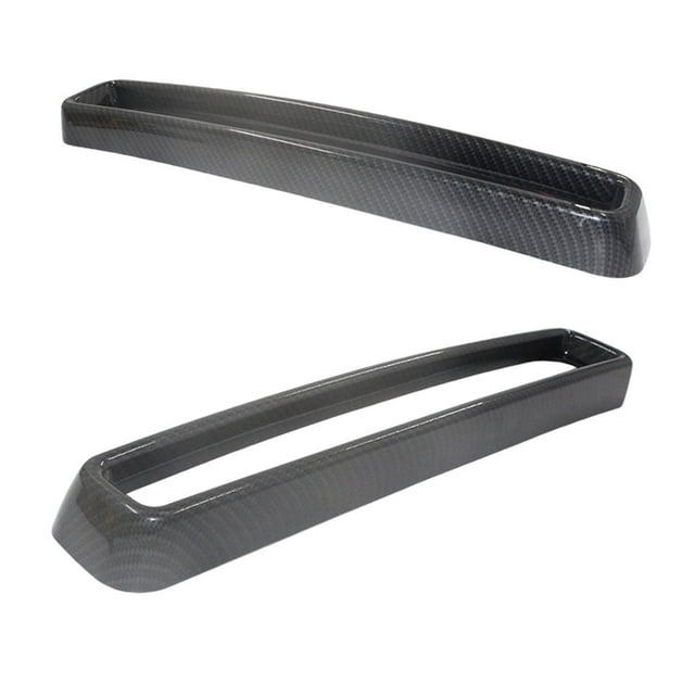 2x embellecedor de parrilla delantera, rejilla de inserción de radiador, resistente, fácil de instalar, Protector de parrilla inferior profesional, Gris