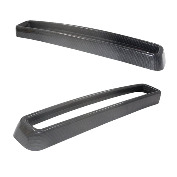 2 piezas de moldura de parrilla delantera para radiador, accesorios profesionales para automóviles, parrilla inferior Gris
