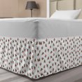 thumbnail image 1 of Ambesonne Multi-color Gathered Microfiber Bed Skirt, Full, 1 of 2