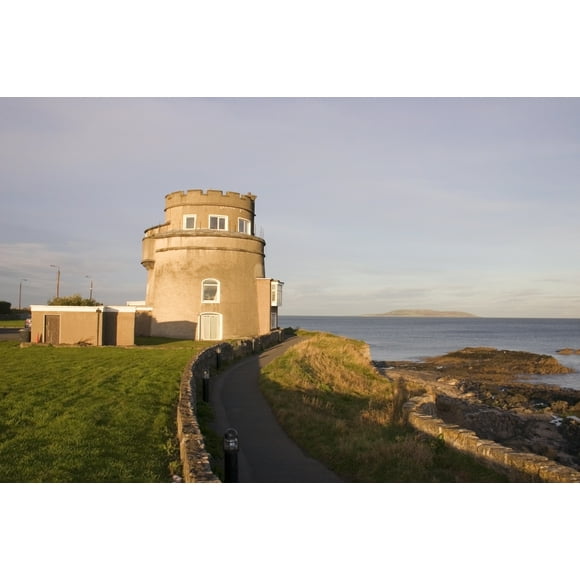 Martello Tower, Ireland; Tower Near The Water by The Irish Image Collection / Design Pics (17 x 11)