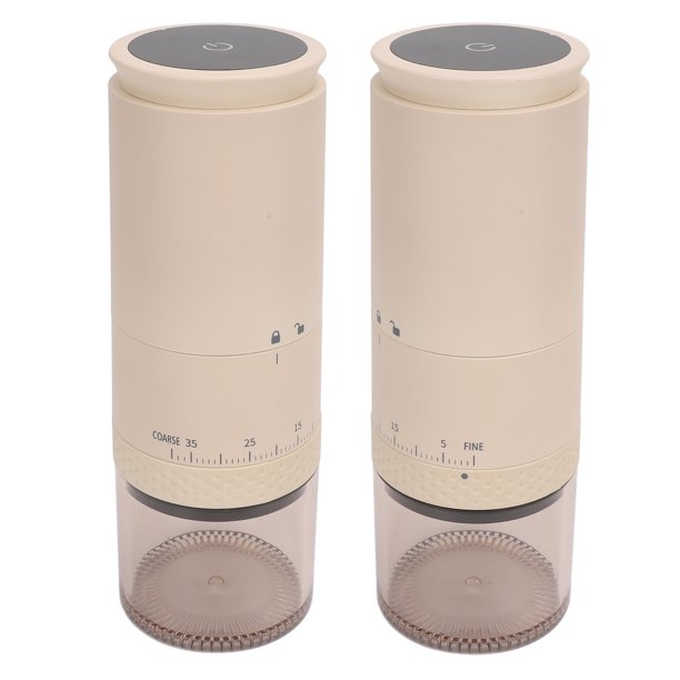 Molinillo de Café Eléctrico, Capacidad de Polvo de 110 ml, Cámaina extraíbles, 38 Velocidadas, Molinillo de Café Recargable Por USB, Molinillo de Café, Molinillo de especies