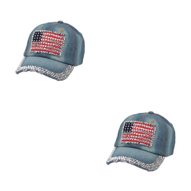 Thinsony Hat With Adjustable Strap For Sun Protection Fashionable And Denim 4 2Set