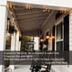 thumbnail image 5 of Cadena de luces DAMAING para exteriores, 61 m, impermeables, 104 LED, vintage, 5 of 8