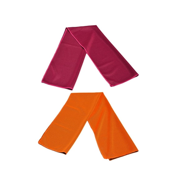 MLINS  2 Pcs Cool Towel Fitness Cooling Cloth Yoga Micro Fiber Towels Microfiber for Body Men and Women