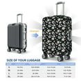 thumbnail image 4 of Disketp Daisies Flowers Elastic Travel Luggage Cover Travel Suitcase Protective Cover For Trunk Case Apply To 18''-32'' Suitcase Cover-Large, 4 of 7