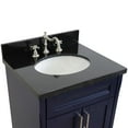 thumbnail image 6 of Bellaterra Home 400700-25-BU-BGO 25 in. Single Oval Sink Vanity with Galaxy Granite Top, Blue & Black, 6 of 11