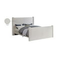 thumbnail image 2 of Meridian Furniture Elias Cream Velvet Queen Bed, 2 of 8
