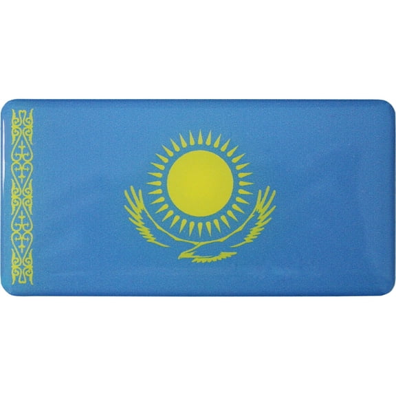 Kazakhstan Domed Sticker