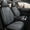 #009 Black+Gray, variant on LAONNVIR Front Row Cushion 2Pcs for JEEP Wrangler 2003-2017 Faux Leather Car Seat Covers (Black)