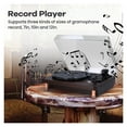 thumbnail image 2 of Retro Vinyl Record Player W/ Dustproof Cover Classic Nostalgic Style Record Player 33/45/78RPM Turntables Gramophone Phonograph ,Easy to Use, 2 of 8