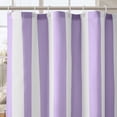 thumbnail image 3 of Vertical Striped Purple Shower Curtain, Cute Retro Vintage Lavender Stripe Bathroom Bow Shower Curtain, Waterproof Polyester Fabric Modern Shower Curtain for Bathroom 72x72 Inches, 3 of 6