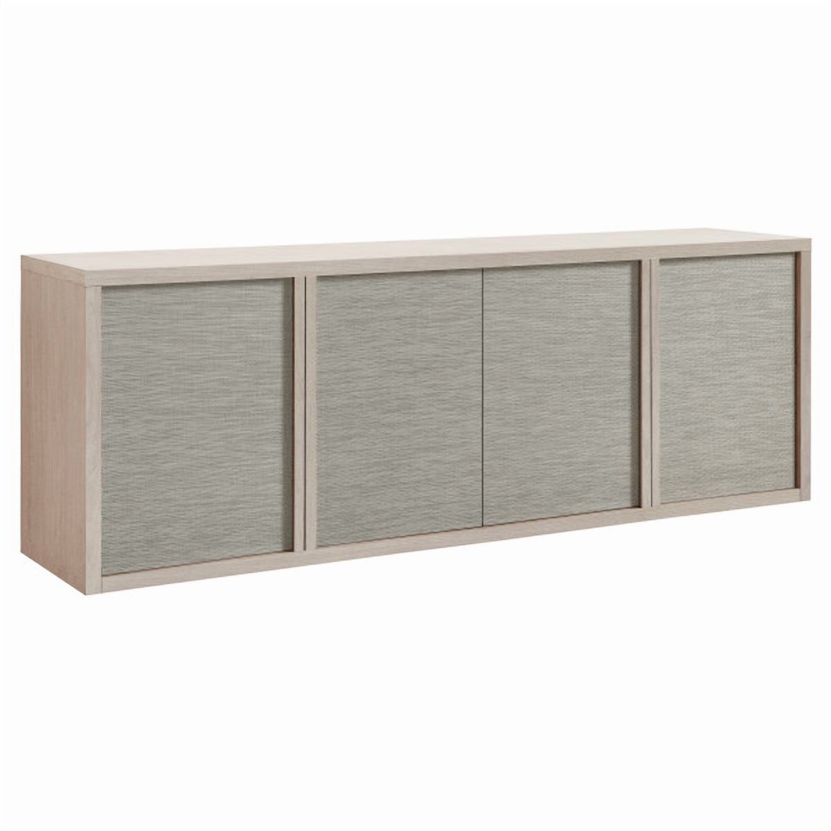 Kai Rectangular TV Stand for TV's up to 75" in Alder White