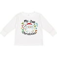 thumbnail image 3 of Inktastic My Second Christmas Santa with Candy Canes Boys or Girls Long Sleeve Toddler T-Shirt, 3 of 5