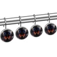 thumbnail image 2 of HemaKayy 12 Pcs Decorative Shower Curtain Hooks - Stylish Design - Rust Proof & Durable - Easy to Install and Glide - Perfect Home, Kitchen, Bathroom Décor - Blue Butterfly Dark Patterned Wings, 2 of 5