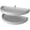 White, variant on Rev-A-Shelf 6842-33-570 Ras Polymer 33" Half Moon Shaped Pivoting 2 Shelf Lazy Susan Set -