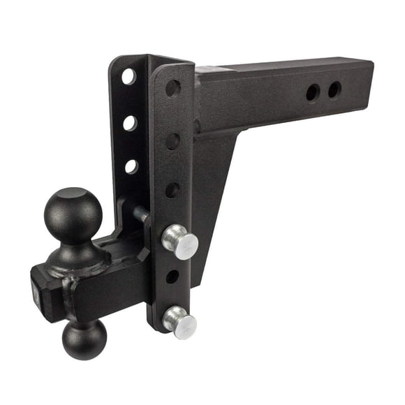 Enganche para remolque BulletProof ajustable de 2.5" con caída de 6" y doble bola