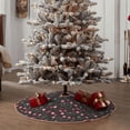 thumbnail image 5 of Salouo Valentine'S Day Christmas Tree Skirt 36" Farmhouse Christmas Decorations Snowman Xmas Tree Skirt Tree Mat for Holiday Party Decor, 5 of 8