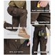 thumbnail image 4 of Pantalones cargo SPOSULEI para hombre, trabajo al aire libre, senderismo, marrón, 32 W x 34 L, 4 of 6
