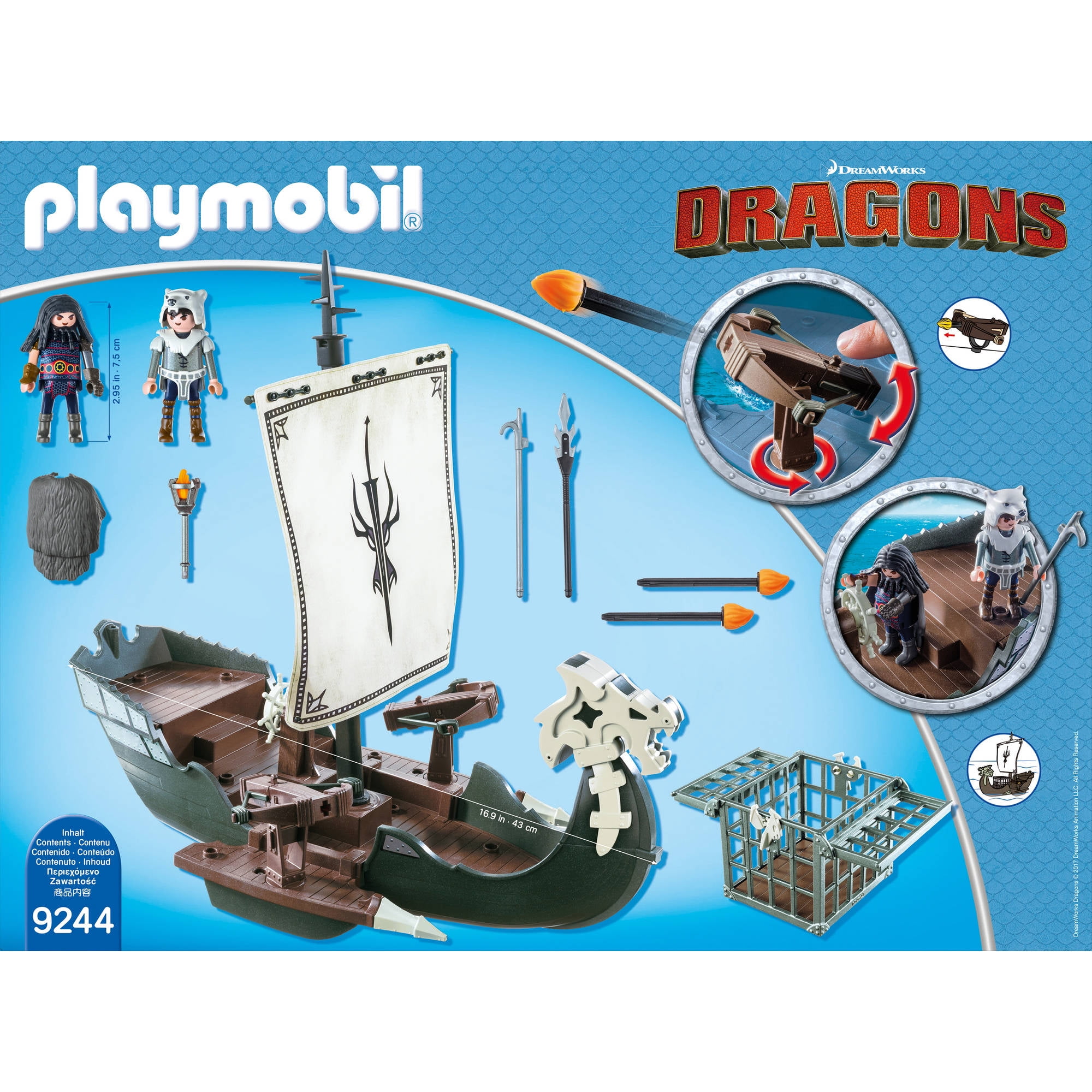 playmobil drago's ship