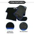 thumbnail image 4 of Cubierta de tablero de Unique Bargains compatible con Toyota Yaris, alfombrilla de cubierta de tablero de consola central de poliéster antideslizante azul para TOYOTA YARIS 2004-2011, 4 of 6