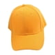 thumbnail image 1 of Gorra de baloncesto Hugo para hombre y mujer Sombrero de sol liso al aire libre Amarillo, 1 of 5